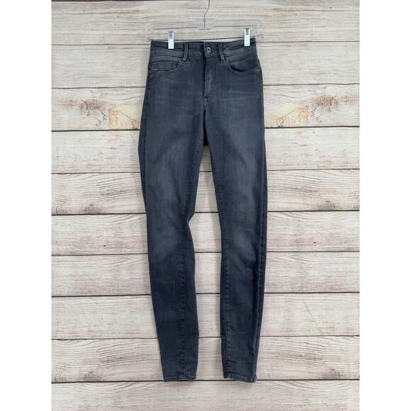 G Star Raw G-Star Shape High Super Skinny Jeans Womens 2x32 Gray Medium Wash - Picture 1 of 13